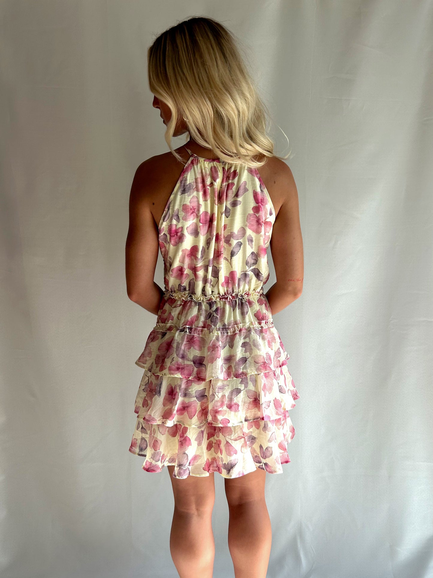 Faithful Floral Tiered Dress