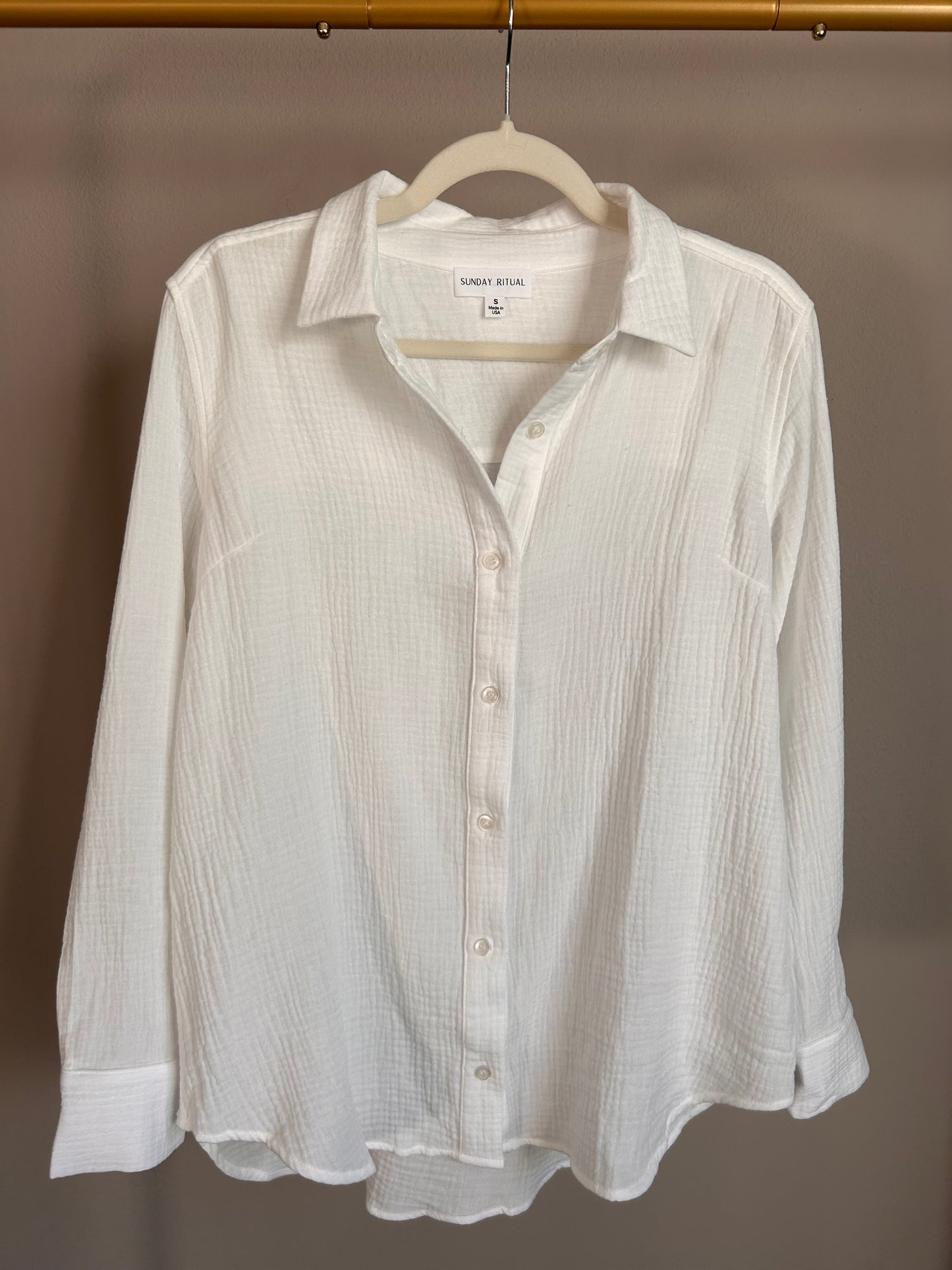Beginning Button Down Blouse