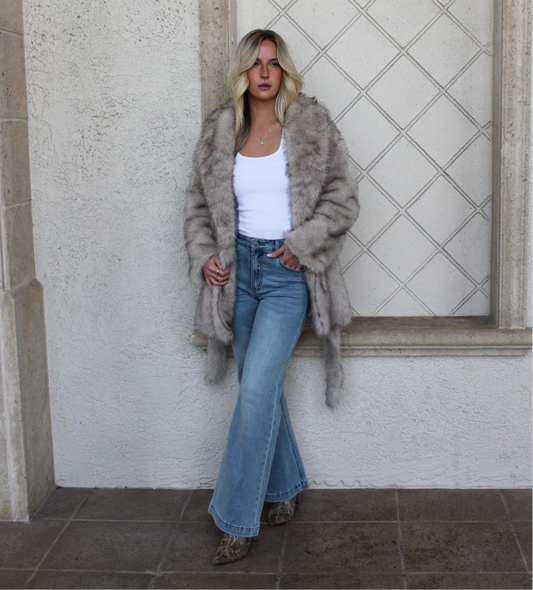 Highly Favored Faux Fur Coat