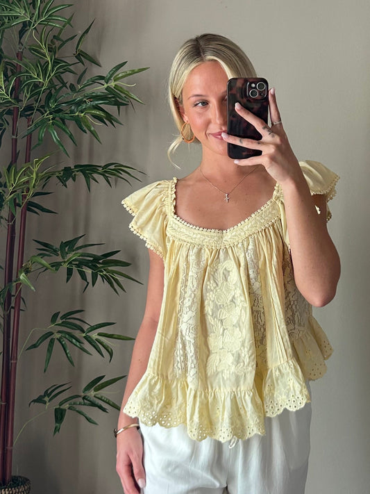 Joyful Lace Top