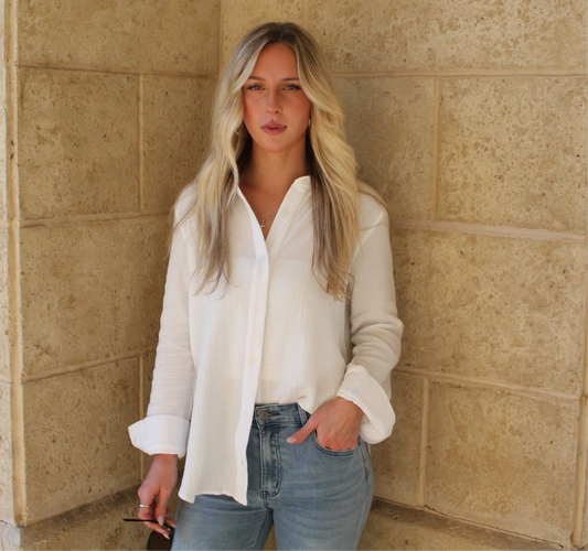 Beginning Button Down Blouse