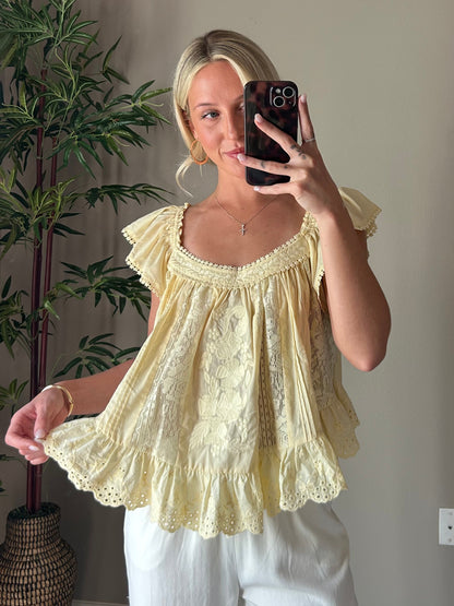 Joyful Lace Top