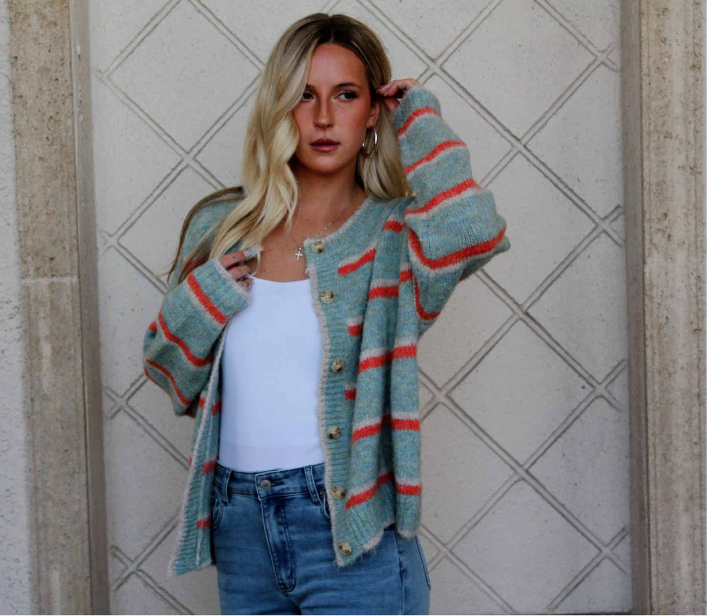 Set Apart Striped Cardigan