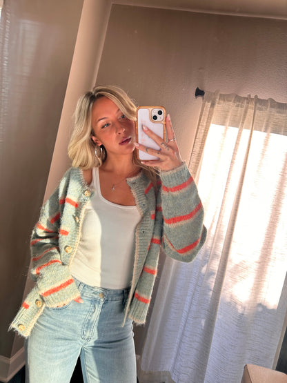 Set Apart Striped Cardigan