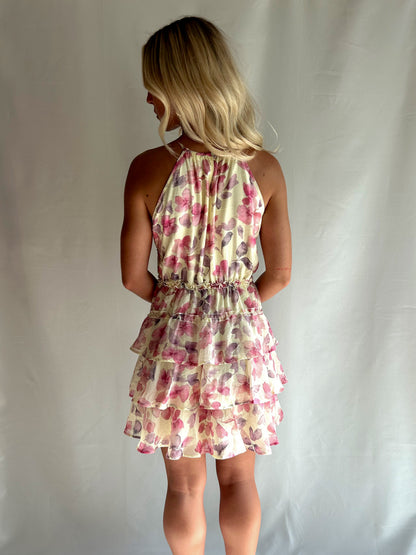 Faithful Floral Tiered Dress