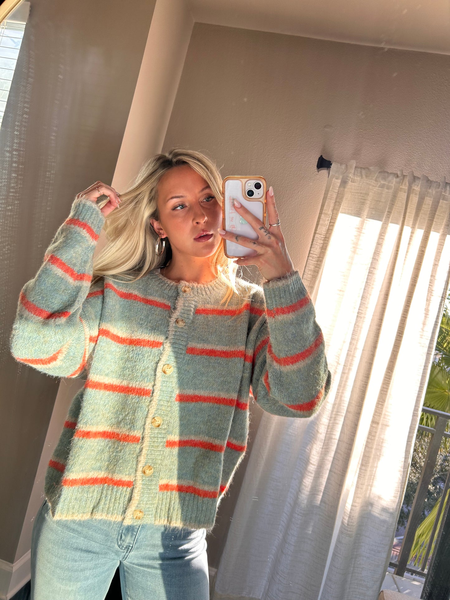 Set Apart Striped Cardigan