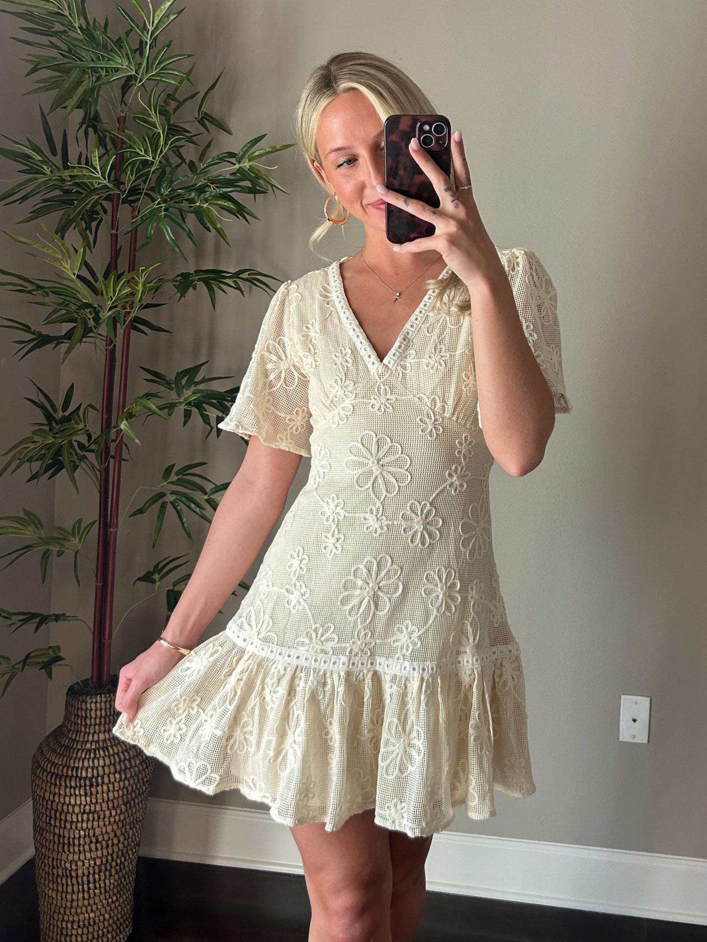 Eden Lace Mini Dress