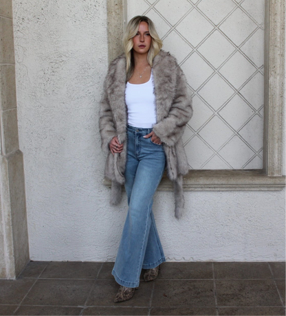 Highly Favored Faux Fur Coat