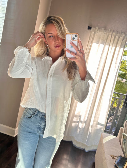 Beginning Button Down Blouse