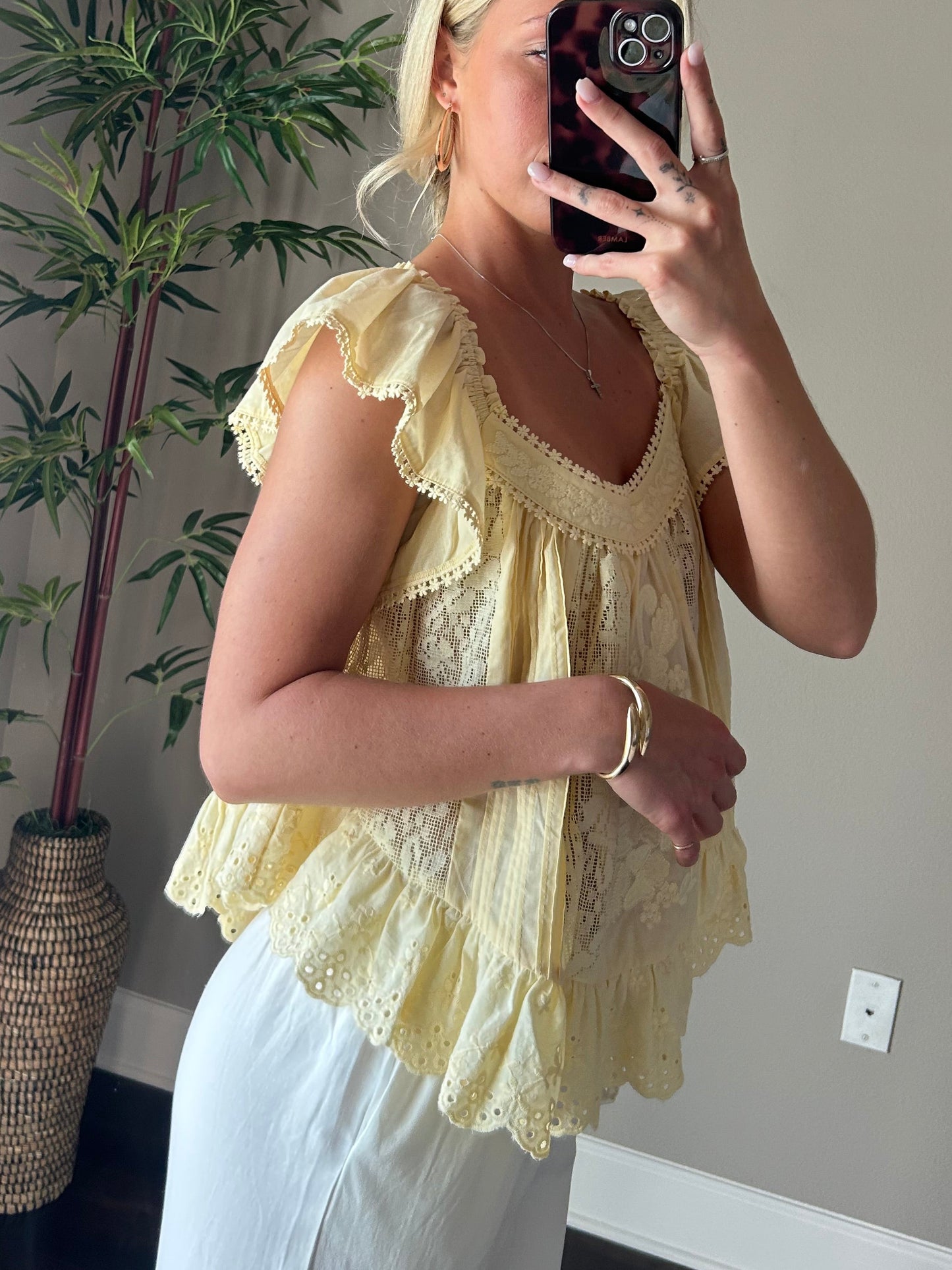 Joyful Lace Top