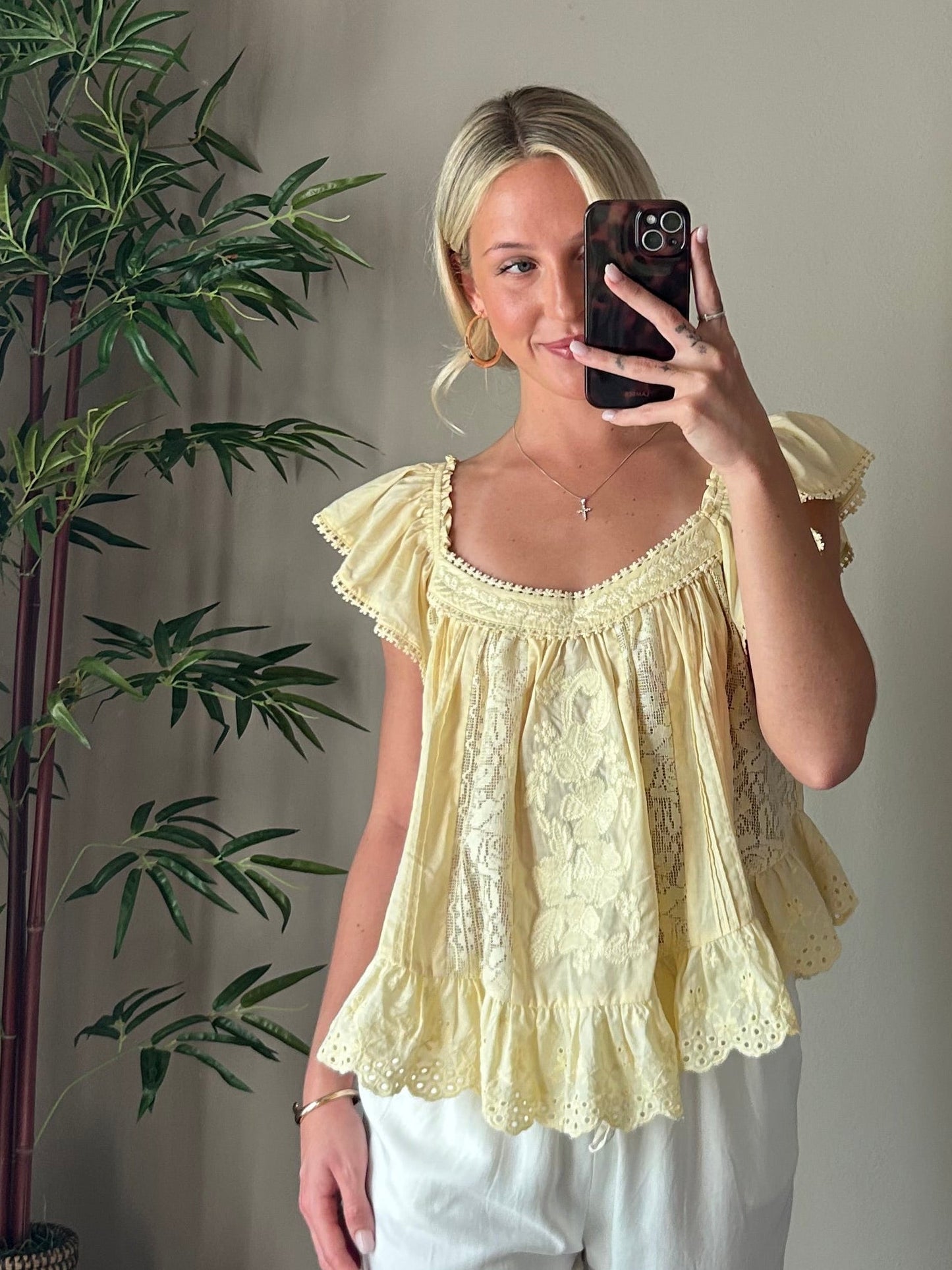 Joyful Lace Top