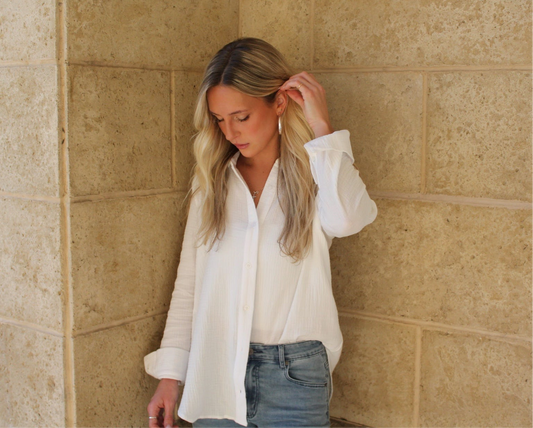 Beginning Button Down Blouse