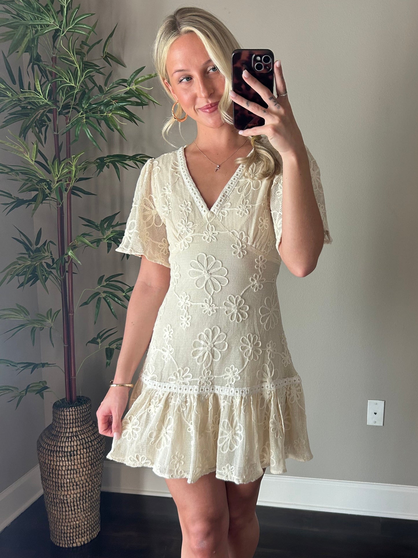 Eden Lace Mini Dress